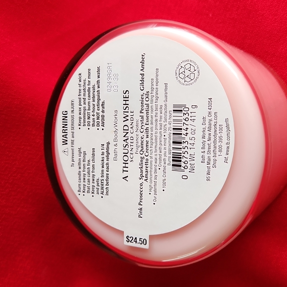 Bath and Body Works Candle - Picture 3 of 3